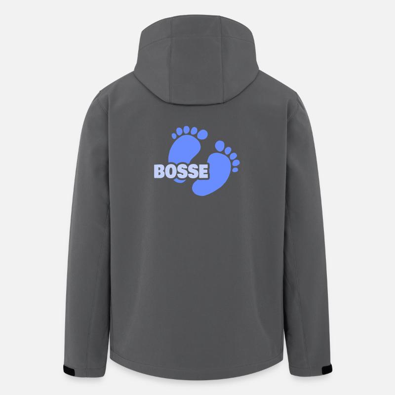 Bosse - Recycelte Männer Softshell-Jacke von Stanley/Stella - Anthrazit