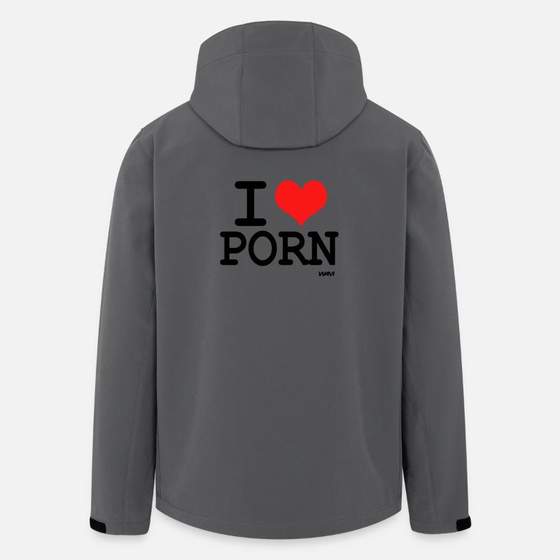 porn - Recycelte Männer Softshell-Jacke von Stanley/Stella - Anthrazit