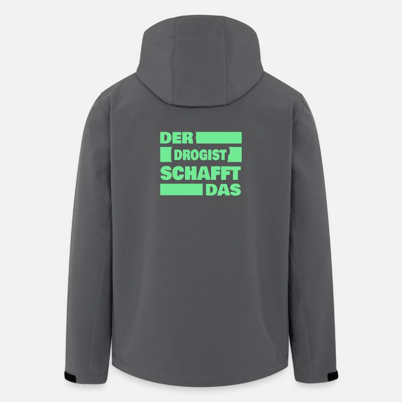 Beruf Drogist - Recycelte Männer Softshell-Jacke von Stanley/Stella - Anthrazit