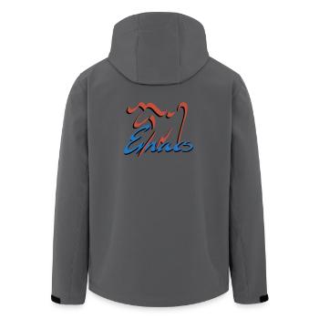 Emacs Programmierung Linux - Recycelte Männer Softshell-Jacke von Stanley/Stella - Anthrazit - Hinten - AI Model Male 185 light (185cm)