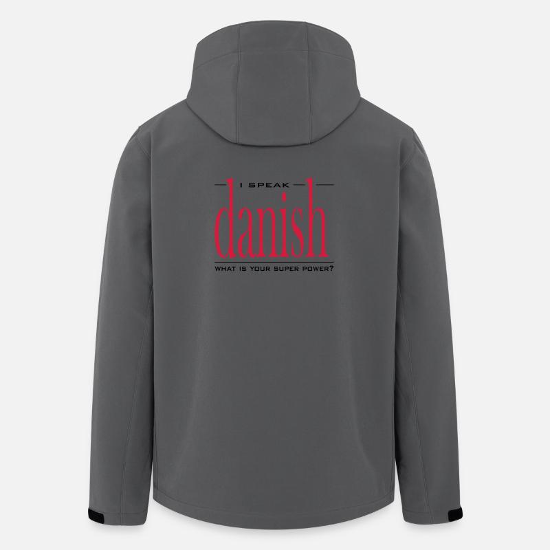 Super Power Danish - Recycelte Männer Softshell-Jacke von Stanley/Stella - Anthrazit