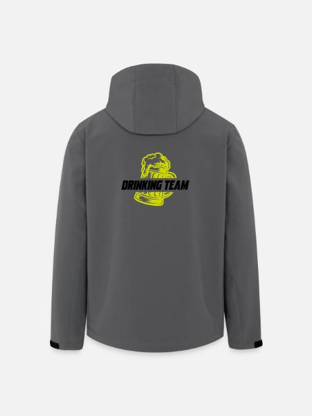 Drinking Team Beer - Men’s Recycled Softshell Jacket by Stanley/Stella - anthracite
