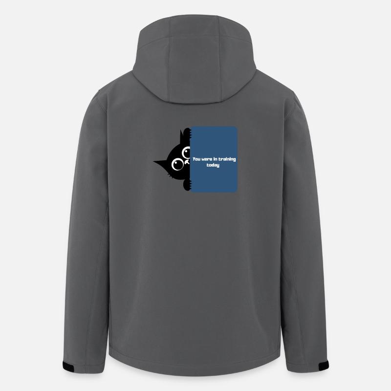 Journée d’entraînement Peek Tee - Veste softshell homme en polyester recyclé Stanley/Stella - charbon
