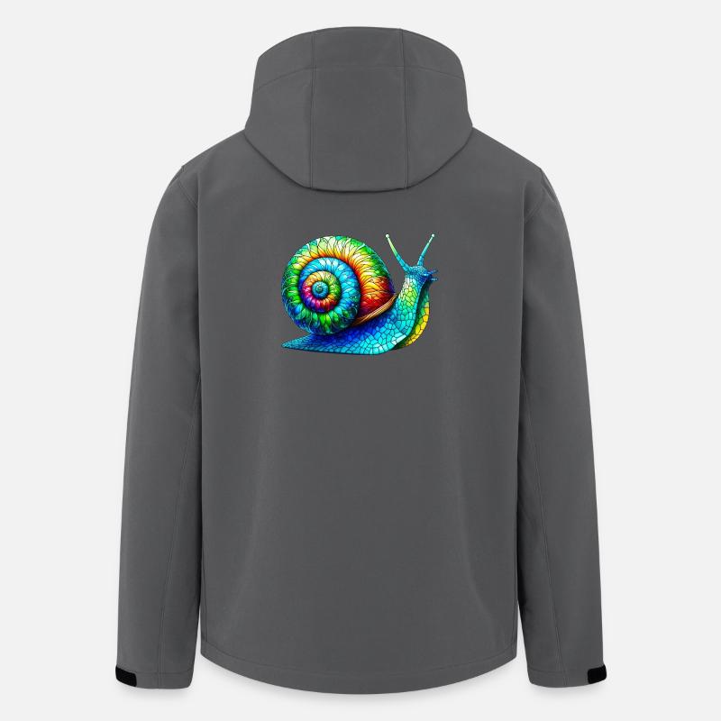 Schnecke - Recycelte Männer Softshell-Jacke von Stanley/Stella - Anthrazit