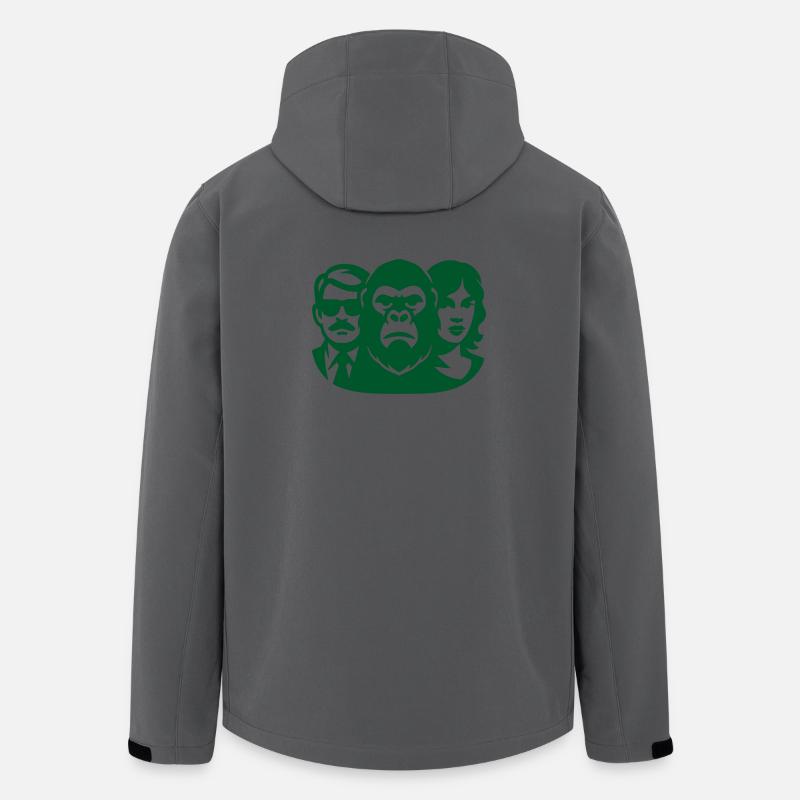 Pulp Trio - Recycelte Männer Softshell-Jacke von Stanley/Stella - Anthrazit