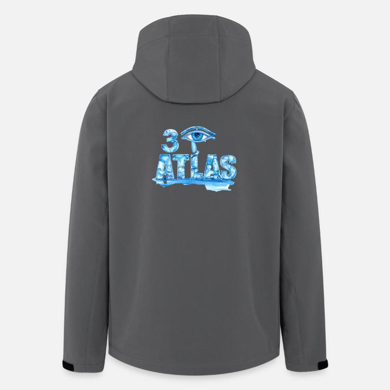 3iATLAS is coming - Recycelte Männer Softshell-Jacke von Stanley/Stella - Anthrazit