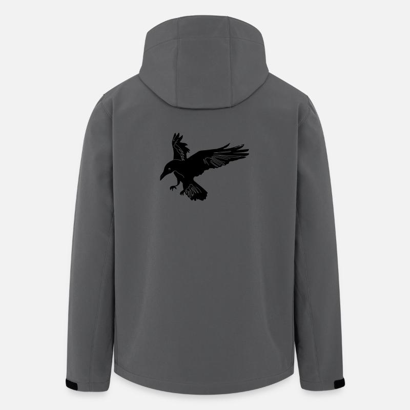 Raven Hugin - Men’s Recycled Softshell Jacket by Stanley/Stella - anthracite