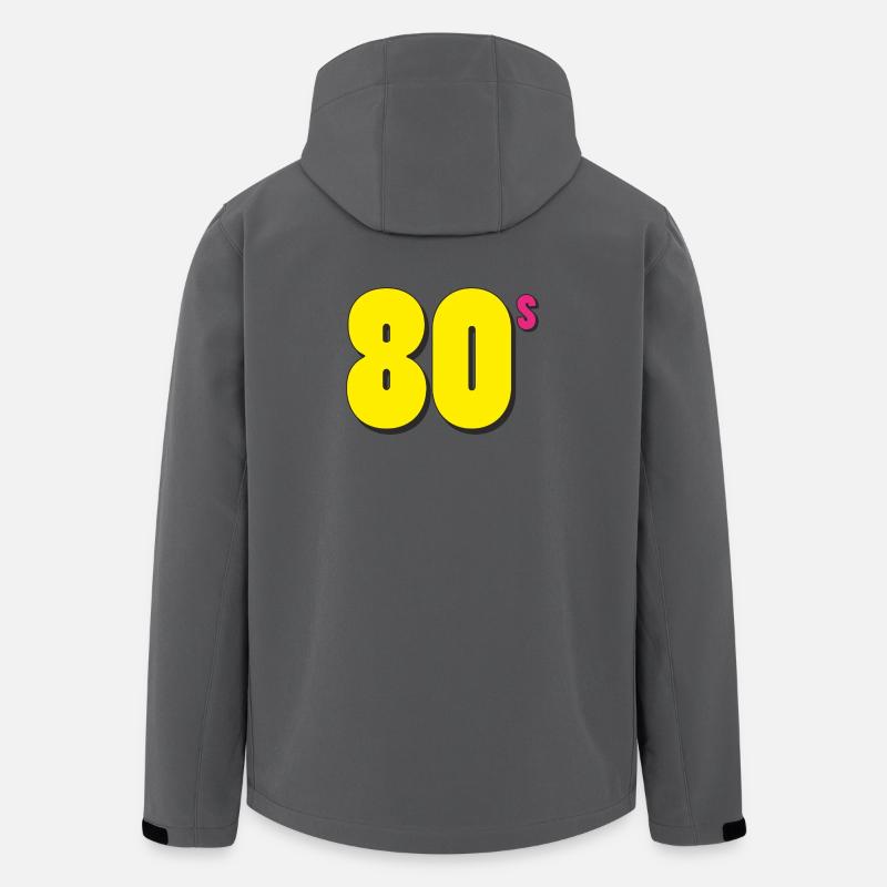 80s BIG - Recycelte Männer Softshell-Jacke von Stanley/Stella - Anthrazit