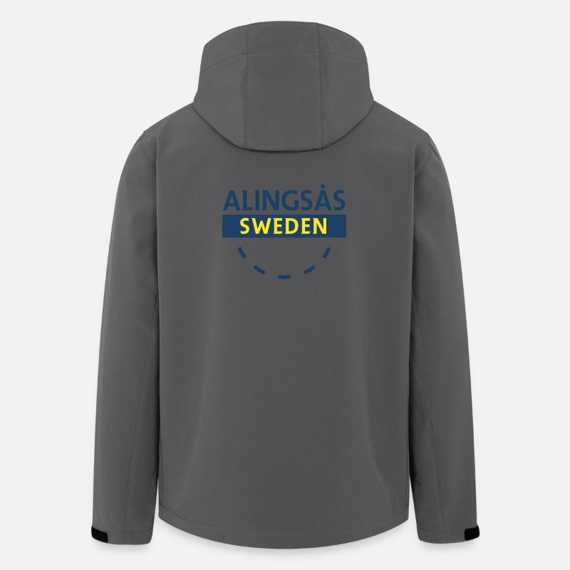 Alingsås Schweden Schild - Recycelte Männer Softshell-Jacke von Stanley/Stella - Anthrazit