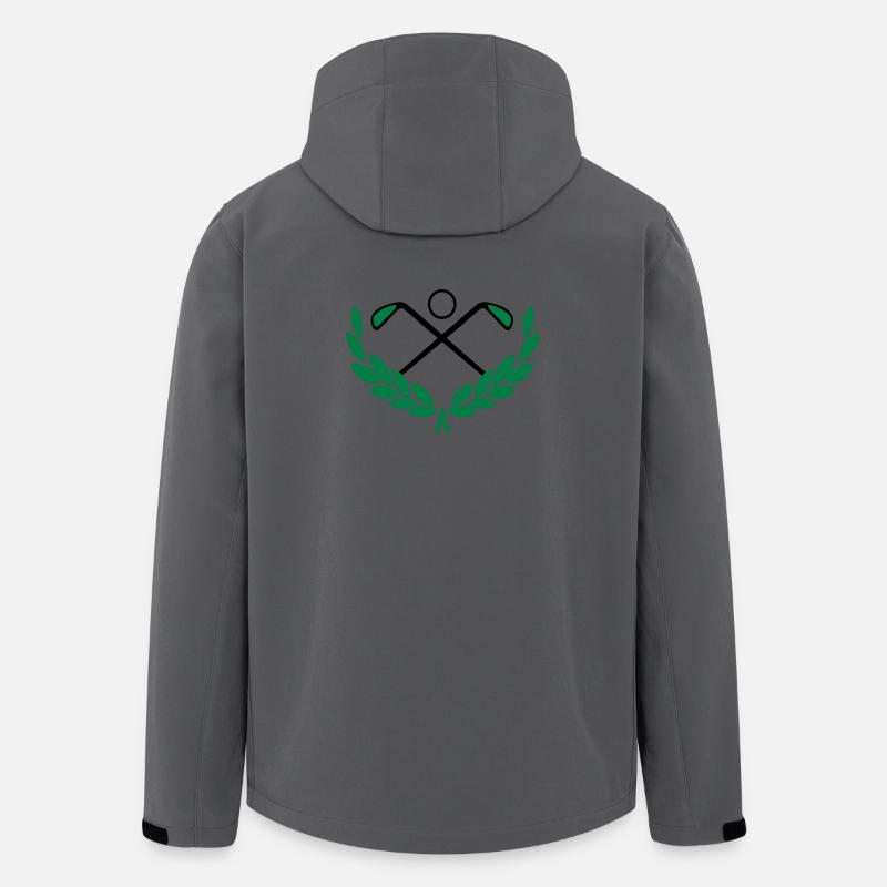Golf Logo - Men’s Recycled Softshell Jacket by Stanley/Stella - anthracite