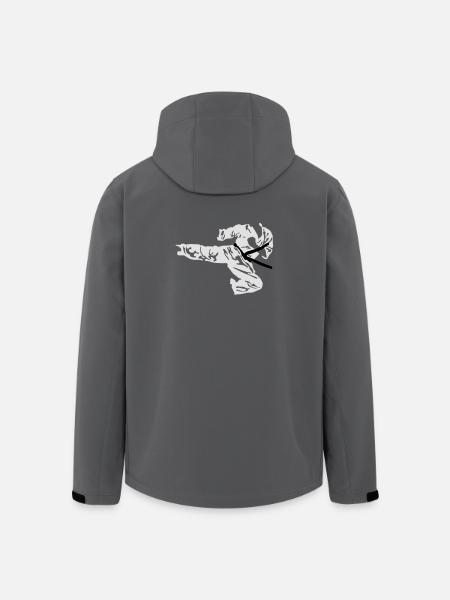 karate_2 - Men’s Recycled Softshell Jacket by Stanley/Stella - anthracite
