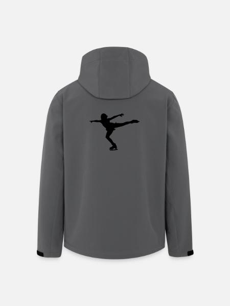 figure skating - Men’s Recycled Softshell Jacket by Stanley/Stella - anthracite