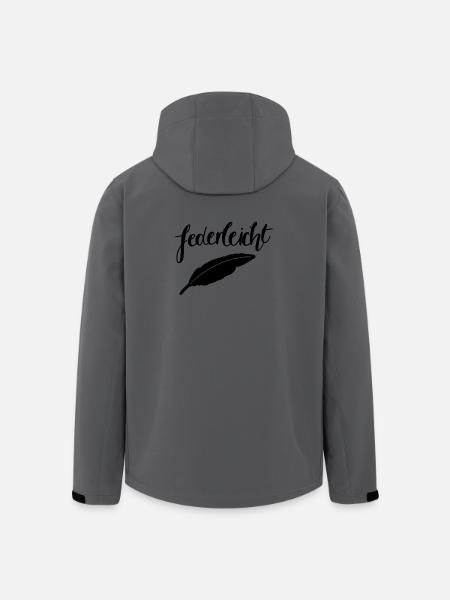 federleicht - Recycelte Männer Softshell-Jacke von Stanley/Stella - Anthrazit