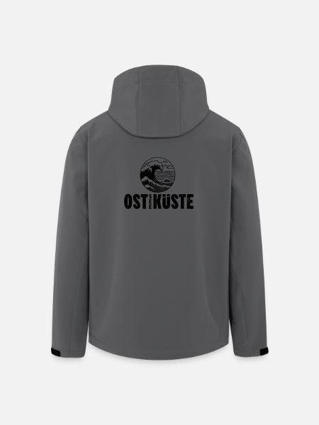 OstseeKueste Shirts 04 - Recycelte Männer Softshell-Jacke von Stanley/Stella - Anthrazit