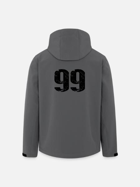 99 Number Jersey - Men’s Recycled Softshell Jacket by Stanley/Stella - anthracite