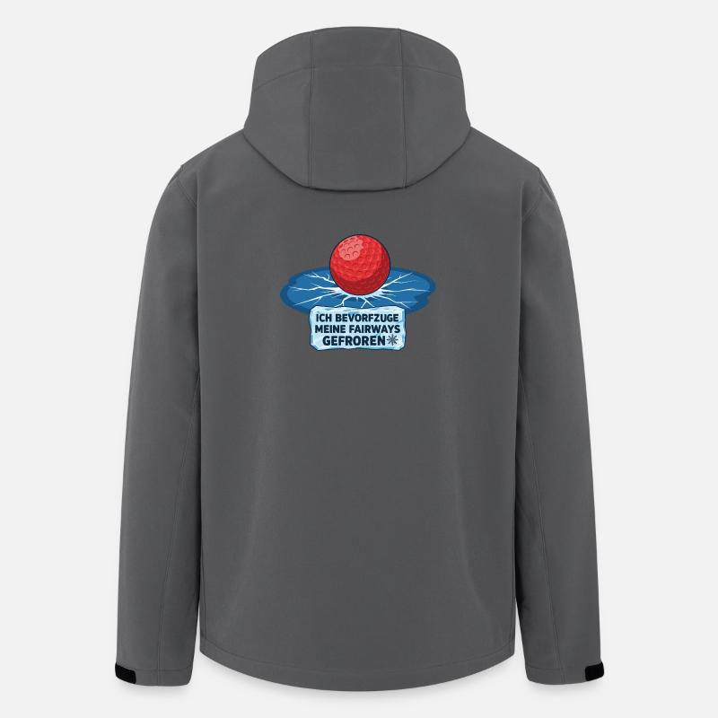 Fairways Gefroren - Recycelte Männer Softshell-Jacke von Stanley/Stella - Anthrazit