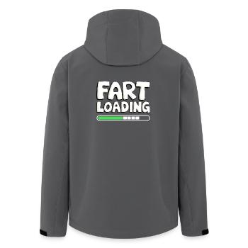 Fortschrittsbalken für das Laden von - Recycelte Männer Softshell-Jacke von Stanley/Stella - Anthrazit - Hinten - AI Model Male 185 light (185cm)