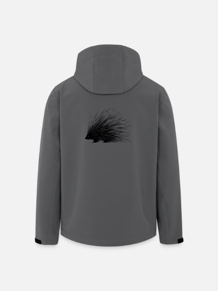 porcupine - Men’s Recycled Softshell Jacket by Stanley/Stella - anthracite