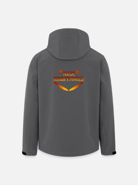 Nice Nightmares Flames - Men’s Recycled Softshell Jacket by Stanley/Stella - anthracite