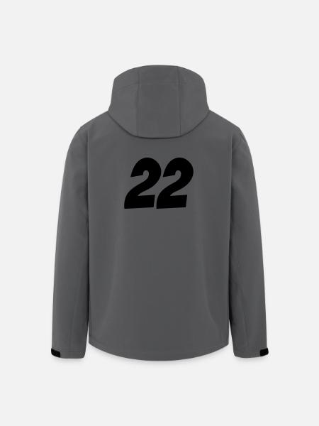 22- - Recycelte Männer Softshell-Jacke von Stanley/Stella - Anthrazit