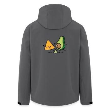 Avocado kacken Tortilla-Chips Guacamole Scheiße - Recycelte Männer Softshell-Jacke von Stanley/Stella - Anthrazit - Hinten - AI Model Male 185 light (185cm)