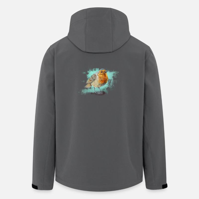 Das Rotkelchen - Recycelte Männer Softshell-Jacke von Stanley/Stella - Anthrazit