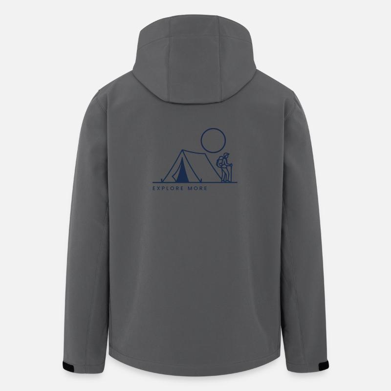 Explore more - Men’s Recycled Softshell Jacket by Stanley/Stella - anthracite