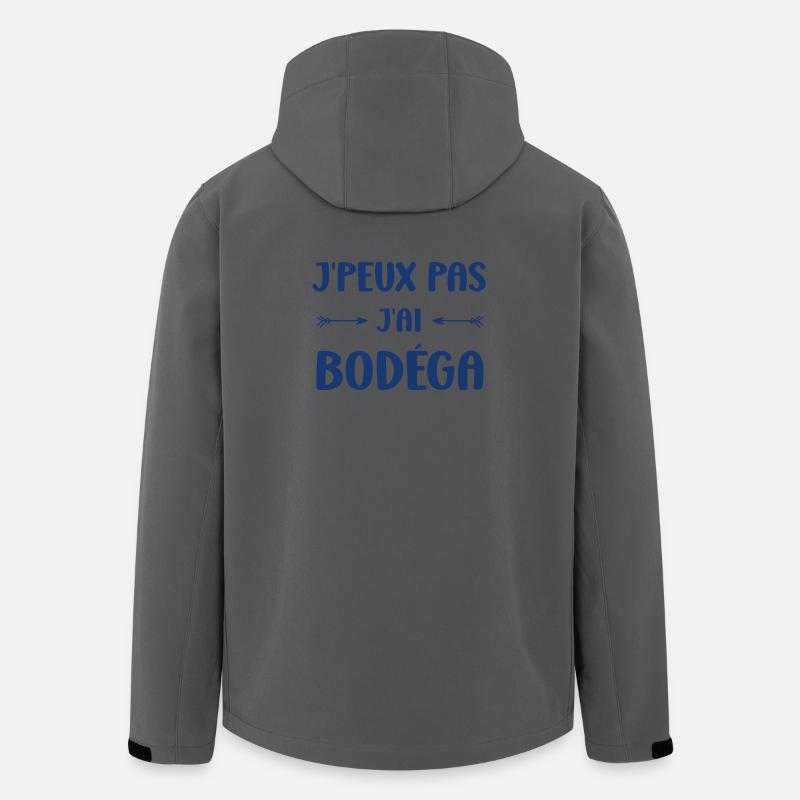 J'peux pas j'ai Bodéga - Veste softshell homme en polyester recyclé Stanley/Stella - charbon