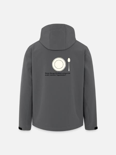 Daily Value of Broccoli - Men’s Recycled Softshell Jacket by Stanley/Stella - anthracite