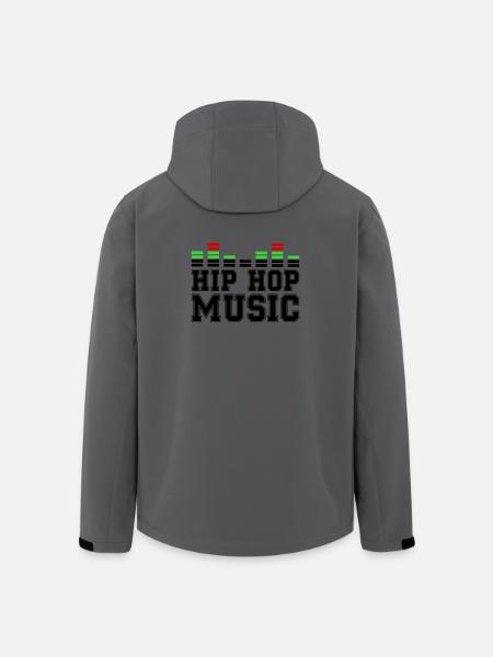 Hip Hop Music - Men’s Recycled Softshell Jacket by Stanley/Stella - anthracite
