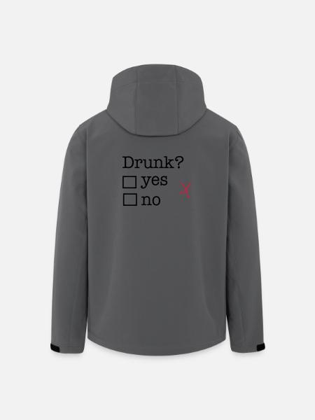 drunk - Men’s Recycled Softshell Jacket by Stanley/Stella - anthracite