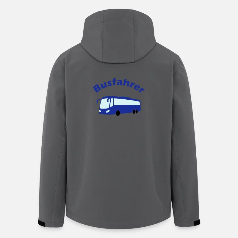 Busfahrer Design - Recycelte Männer Softshell-Jacke von Stanley/Stella - Anthrazit