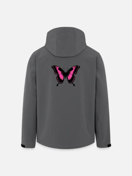 Papillon - Veste softshell homme en polyester recyclé Stanley/Stella - charbon