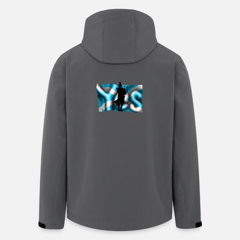 Scotland yes - Recycelte Männer Softshell-Jacke von Stanley/Stella - Anthrazit