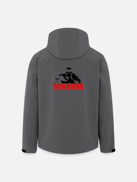 Schlosser - Recycelte Männer Softshell-Jacke von Stanley/Stella - Anthrazit
