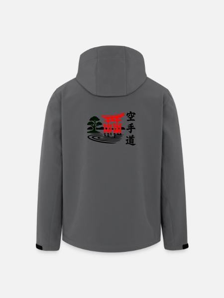 Karate Nature - Men’s Recycled Softshell Jacket by Stanley/Stella - anthracite