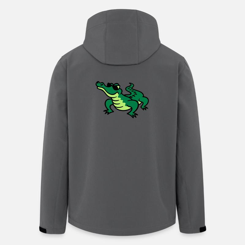 Cool Croc - Men’s Recycled Softshell Jacket by Stanley/Stella - anthracite