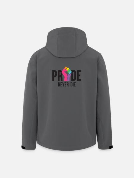 Pride Month LGBT - Pride Never Die - Recycelte Männer Softshell-Jacke von Stanley/Stella - Anthrazit