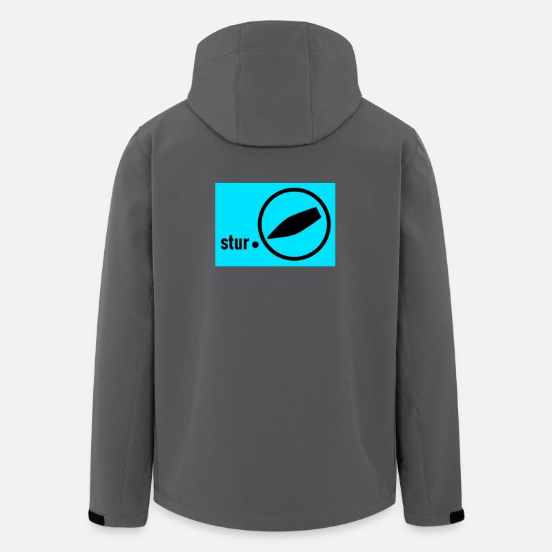 auf stur geschaltet - Recycelte Männer Softshell-Jacke von Stanley/Stella - Anthrazit