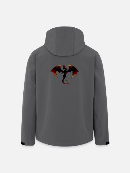 Fire Dragon, Fire Dragon - Men’s Recycled Softshell Jacket by Stanley/Stella - anthracite
