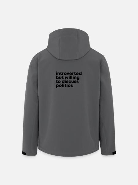 Politique Politique Politique - Veste softshell homme en polyester recyclé Stanley/Stella - charbon