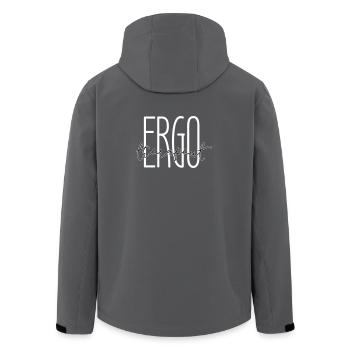 Stilvolles Design für Ergotherapeut - Recycelte Männer Softshell-Jacke von Stanley/Stella - Anthrazit - Hinten - AI Model Male 185 light (185cm)