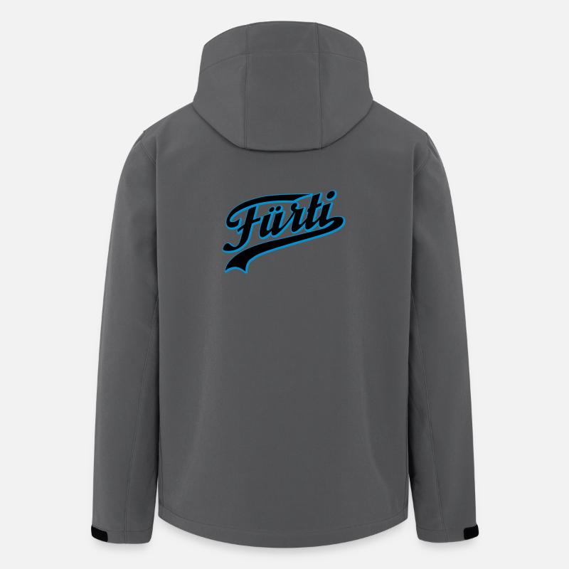 Fürti Schatten - Recycelte Männer Softshell-Jacke von Stanley/Stella - Anthrazit
