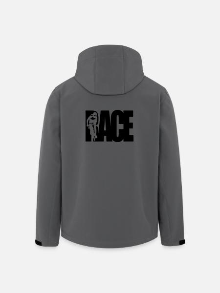 Race - Men’s Recycled Softshell Jacket by Stanley/Stella - anthracite
