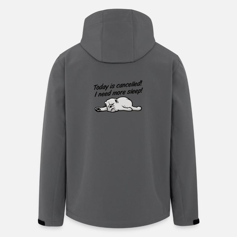 Aujourd’hui est annulé - Veste softshell homme en polyester recyclé Stanley/Stella - charbon