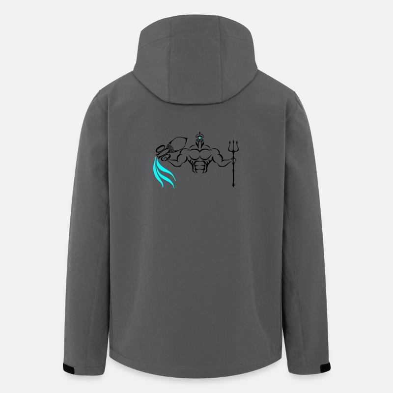 Alpha Aquarius Deluxe - Recycelte Männer Softshell-Jacke von Stanley/Stella - Anthrazit