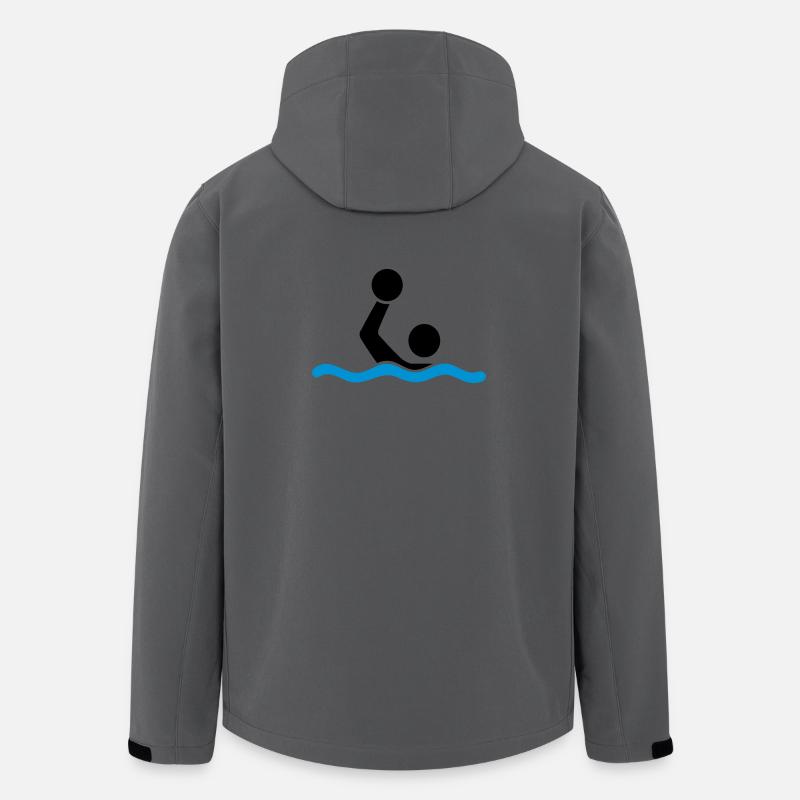 water polo - Men’s Recycled Softshell Jacket by Stanley/Stella - anthracite