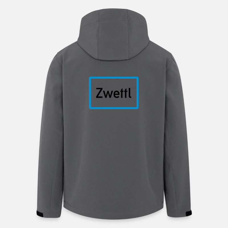 Zwettl - Recycelte Männer Softshell-Jacke von Stanley/Stella - Anthrazit