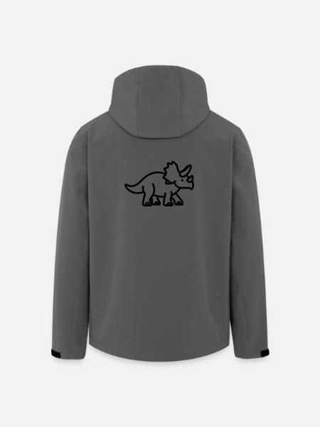 triceratops - Men’s Recycled Softshell Jacket by Stanley/Stella - anthracite