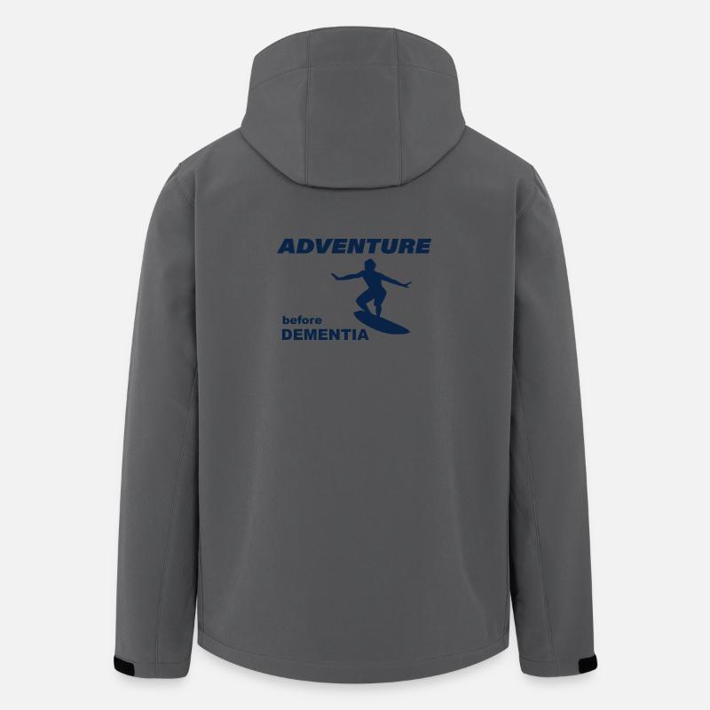 SURF ADVENTURE - Recycelte Männer Softshell-Jacke von Stanley/Stella - Anthrazit